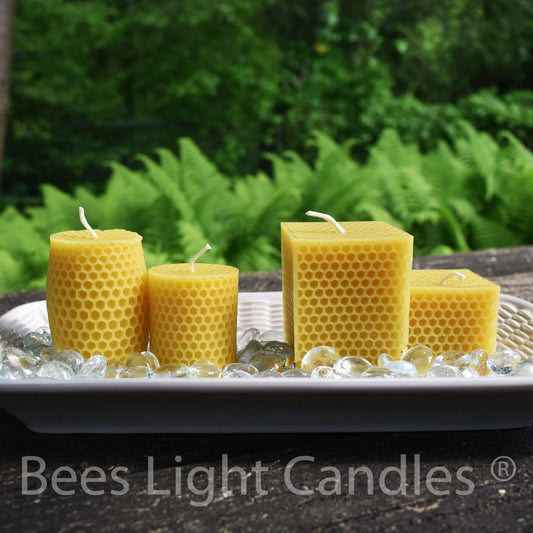 Honeycomb Beeswax Candle Set - BIG FRENCHIES