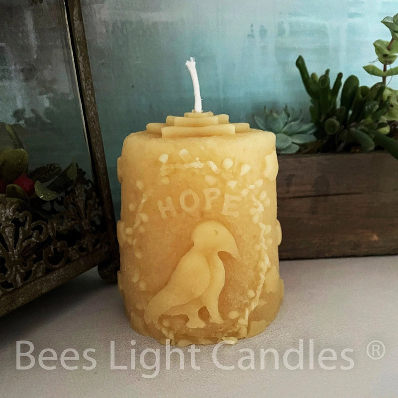 Hope Crow Beeswax Candle - BIG FRENCHIES