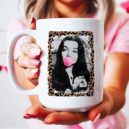 Horror Queen Bubble Gum Ceramic Mug 15 oz - BIG FRENCHIES
