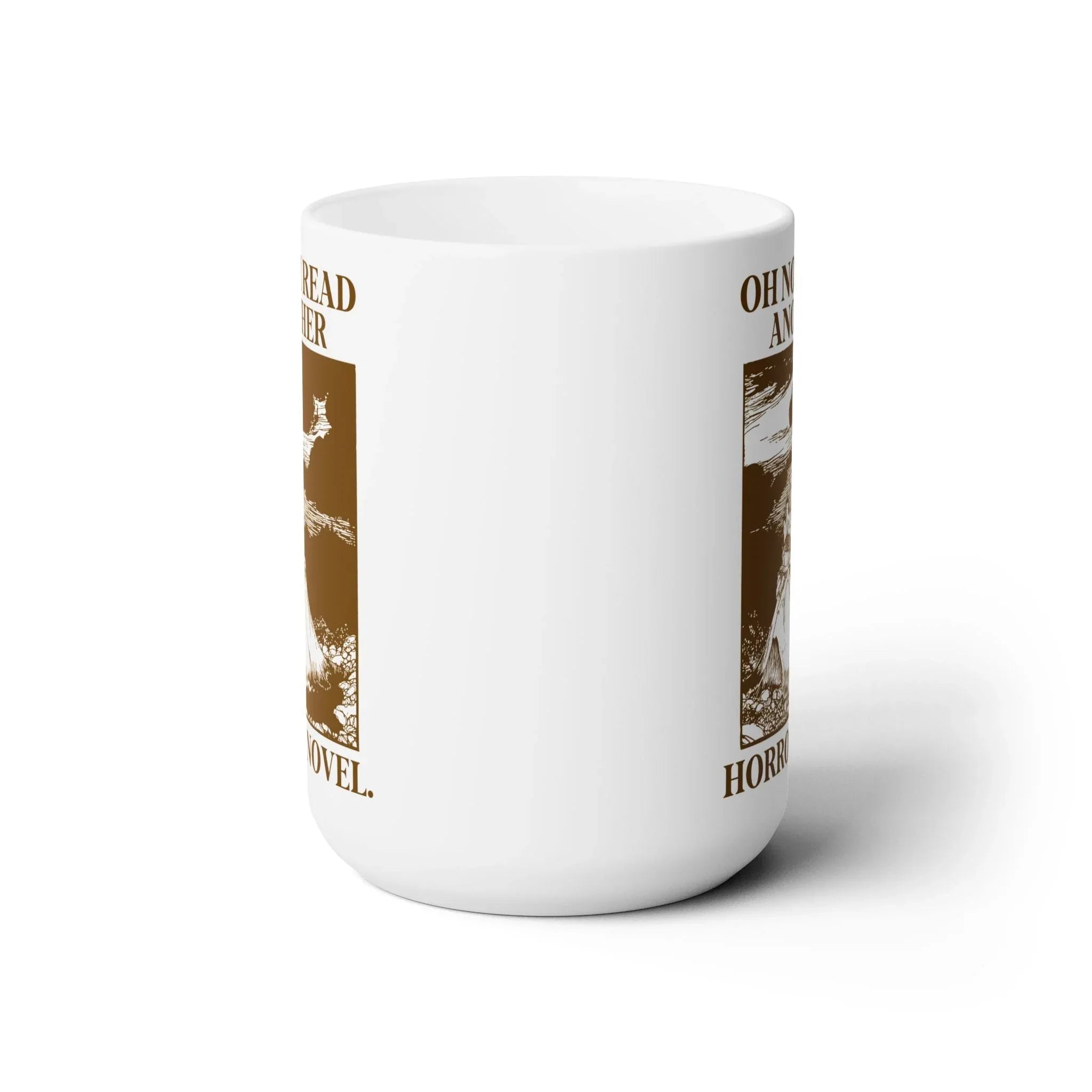 Horror Reader 15 Oz Coffee Mug for Bookworm or Librarian - BIG FRENCHIES