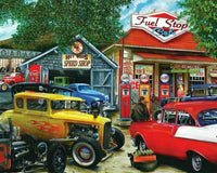 Hot Rod Cafe 1000 Piece Jigsaw Puzzle by Springbok Puzzles - BIG FRENCHIES