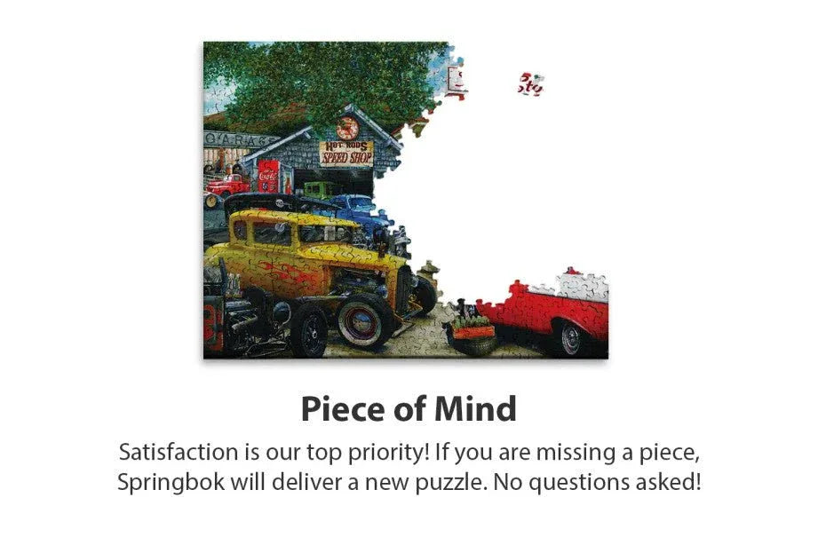 Hot Rod Cafe 1000 Piece Jigsaw Puzzle by Springbok Puzzles - BIG FRENCHIES