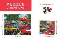 Hot Rod Cafe 1000 Piece Jigsaw Puzzle by Springbok Puzzles - BIG FRENCHIES