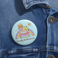 Howdy Bookworm Button - BIG FRENCHIES