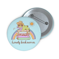 Howdy Bookworm Button - BIG FRENCHIES