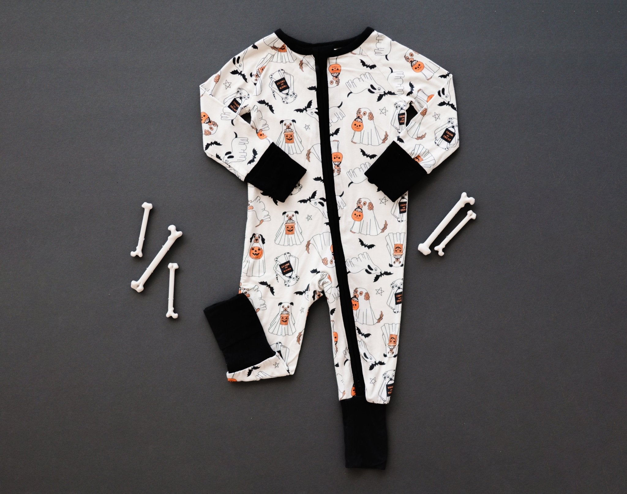 Howl-O-Ween Pups (Convertible Zip Footies) - BIG FRENCHIES