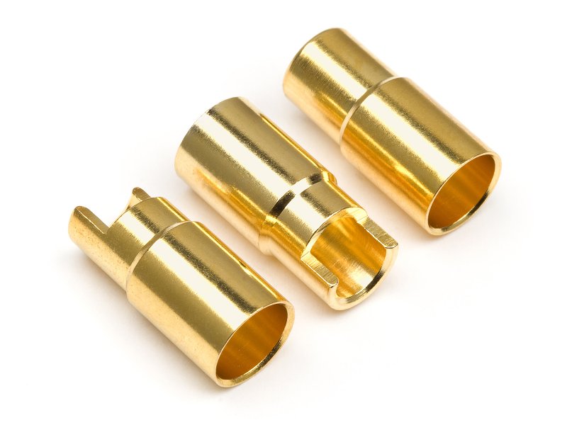 HPI Racing Female Gold Connectors (6.0mm Dia) (3pcs)