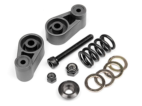 HPI Racing Servo Saver Set (Gunmetal) Baja 5SC/D-Box/Boss