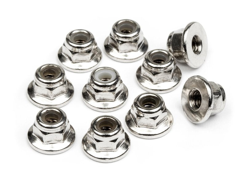 HPI Racing Flanged Lock Nut M3 (10pcs)