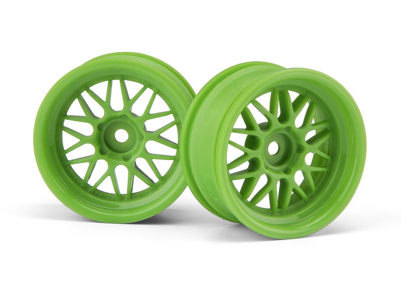 HPI Racing HRE C90 26mm Wheels 6mm Offset Green (2pcs)