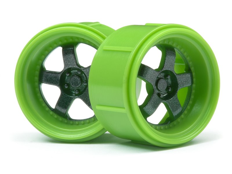 HPI Racing Green Work Meister S1 Wheel for the Micro RS4 (4pcs)