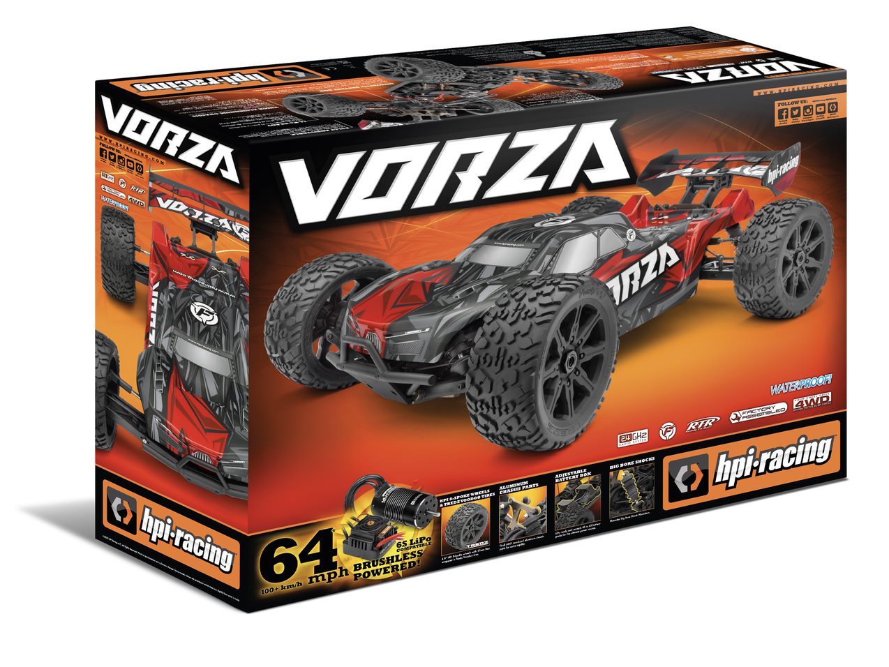 HPI Vorza FLUX RTR 1/8 4WD Electric Brushless Truggy