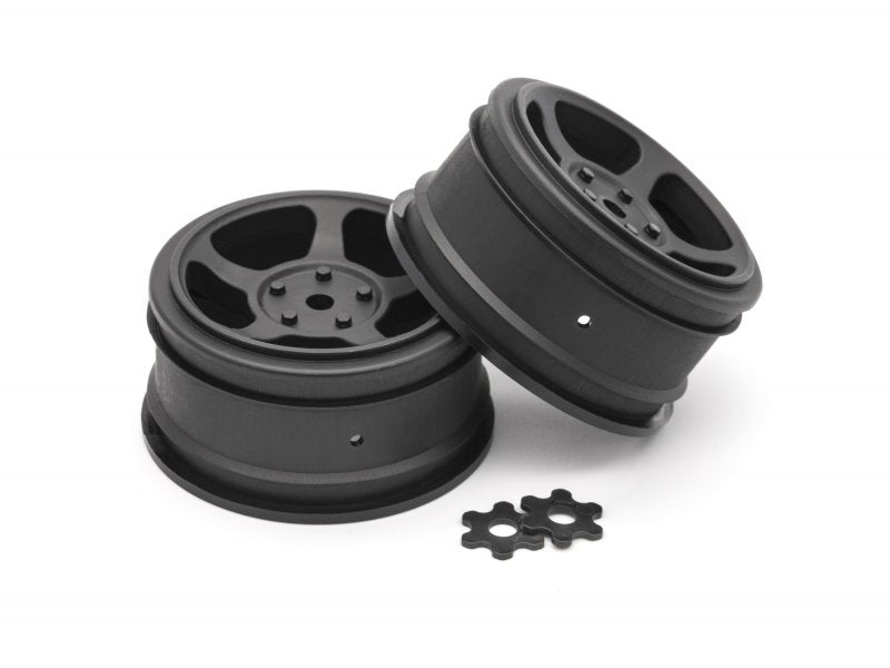HPI Racing Vintage TA2 26mm Black 0mm Offset (2pcs)