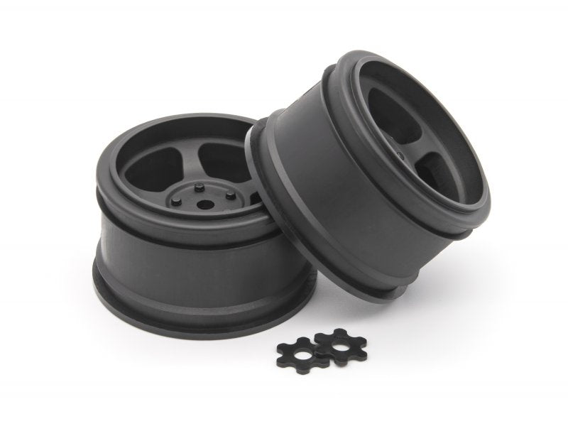 HPI Racing Vintage TA2 31mm Black Wheels 6mm Offset (2pcs)