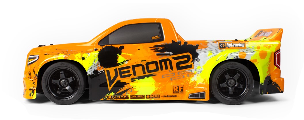 HPI Racing Sport 3 Venom 2 Drift / Race Truck 4WD RTR Battery & Charger 160489