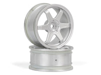 HPI Racing TE37 Wheel 26mm Matte Chrome (0mm Offset) 160751