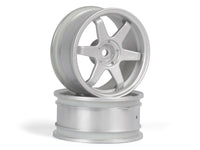 HPI Racing TE37 Wheel 26mm Matte Chrome (3mm Offset) 160752