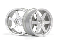 HPI Racing TE37 Wheel 26mm Matte Chrome (3mm Offset) 160752