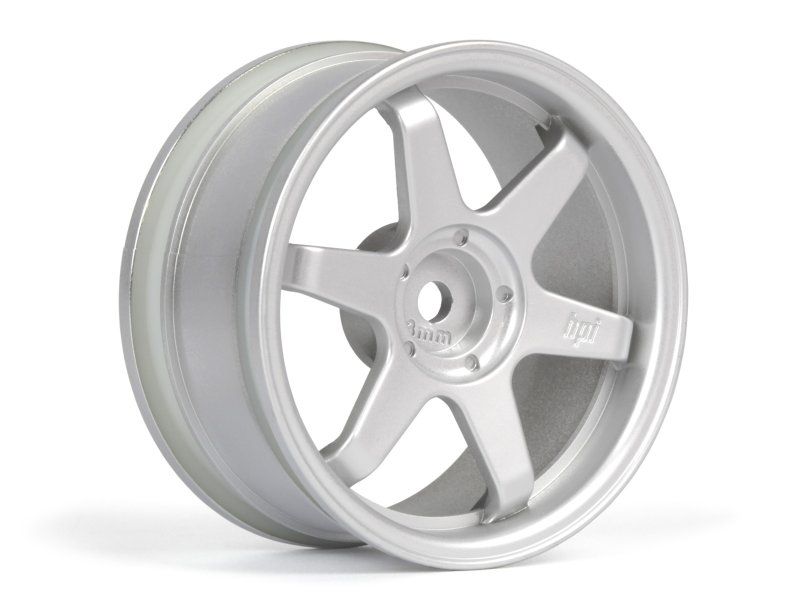 HPI Racing TE37 Wheel 26mm Matte Chrome (3mm Offset) 160752