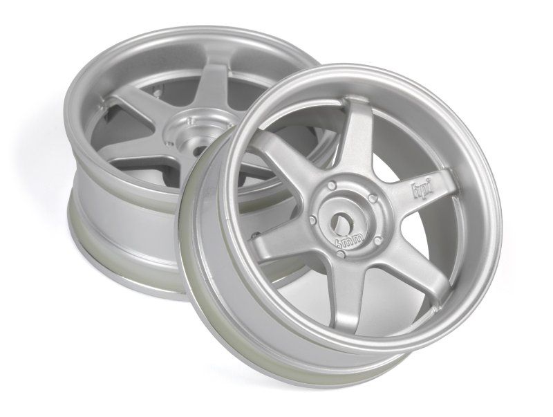 HPI Racing TE37 Wheel 26mm Matte Chrome (6mm Offset) 160753