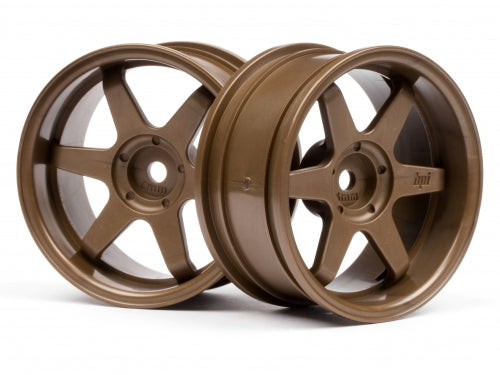 HPI Racing TE37 Wheel 26mm Bronze 6mm Offset Fits 26mm Tire