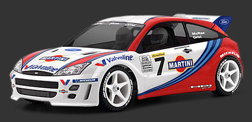 HPI Racing Ford Focus WRC Body Clear 200mm