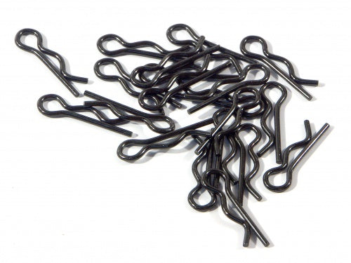 HPI Racing Body Clip 6mm Black (20pcs)