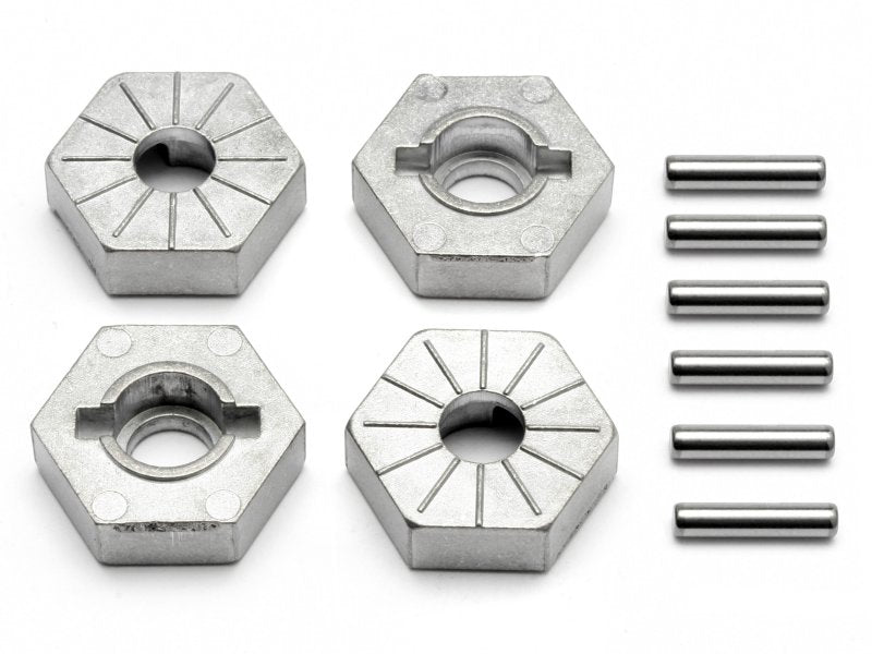 HPI Racing Silver Hex Wheel Hub 17mm (4pcs) Savage X