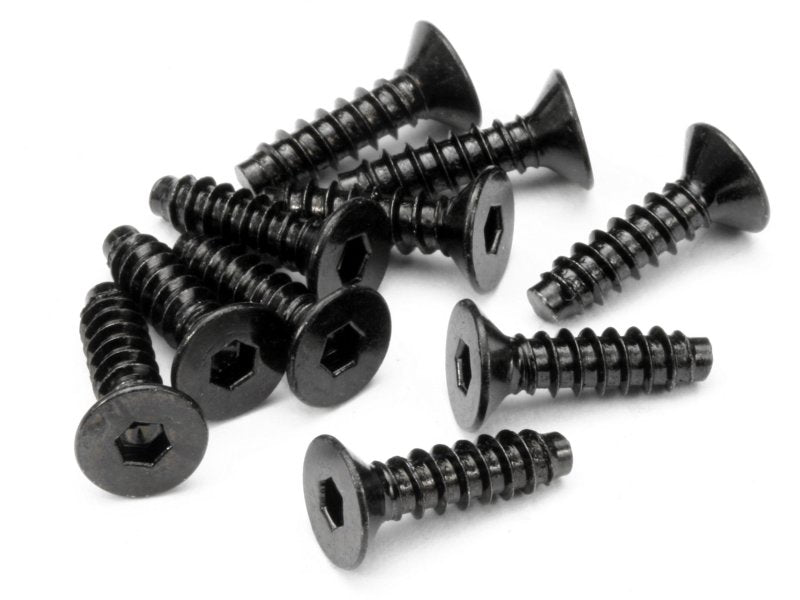 HPI Racing TP Flat Head Screw M4X15mm Hex Socket (10pcs)
