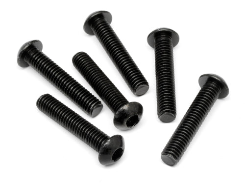HPI Racing Button Head Screw M6X30mm Hex Socket (6pcs)