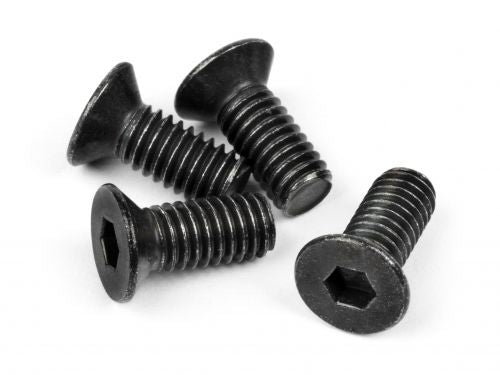 HPI Racing Flat Head Screw M4X10mm Hex Socket/Thin Type (4pc)