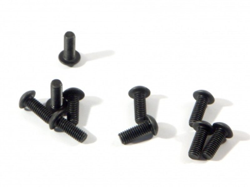 HPI Racing Button Head Screw M3X8mm Hex Socket (10pcs)