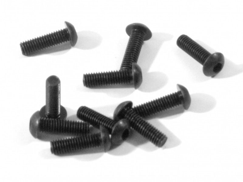 HPI Racing Button Head Screw M3X10mm Hex Socket (10pcs)