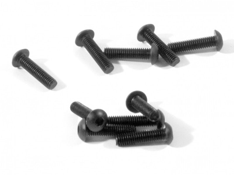 HPI Racing Button Head Screw M3X12mm Hex Socket (10pcs)