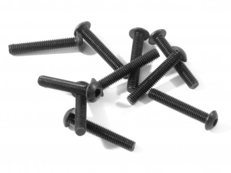 HPI Racing Button Head Screw M3X18mm Hex Socket (10pcs)