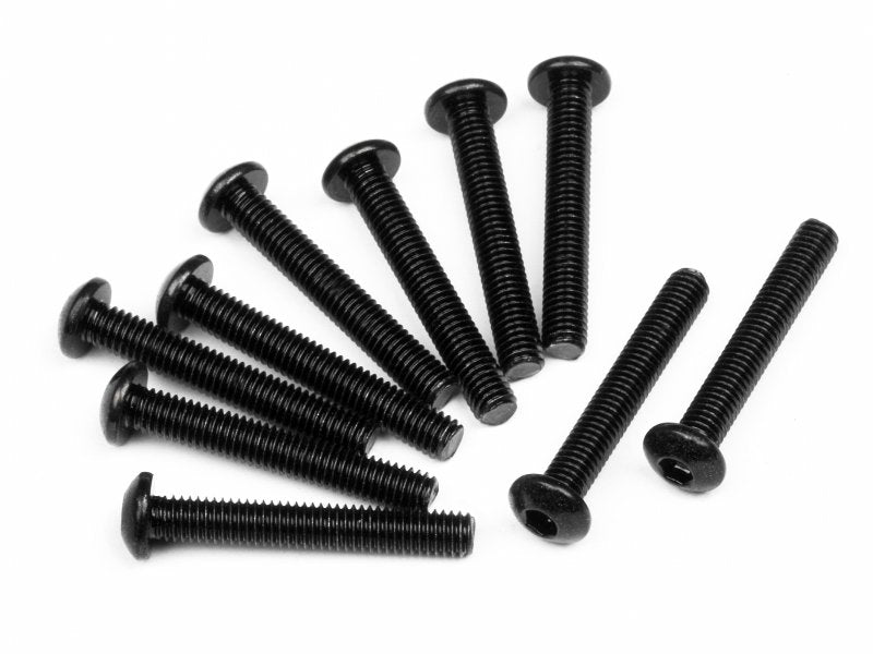 HPI Racing Button Head Screw M3X20mm Hex Socket (10pcs)