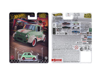 1960's Fiat 500 D Modificado Light Green with Stripes "Boulevard" Series Diecast Model Car by Hot Wheels
