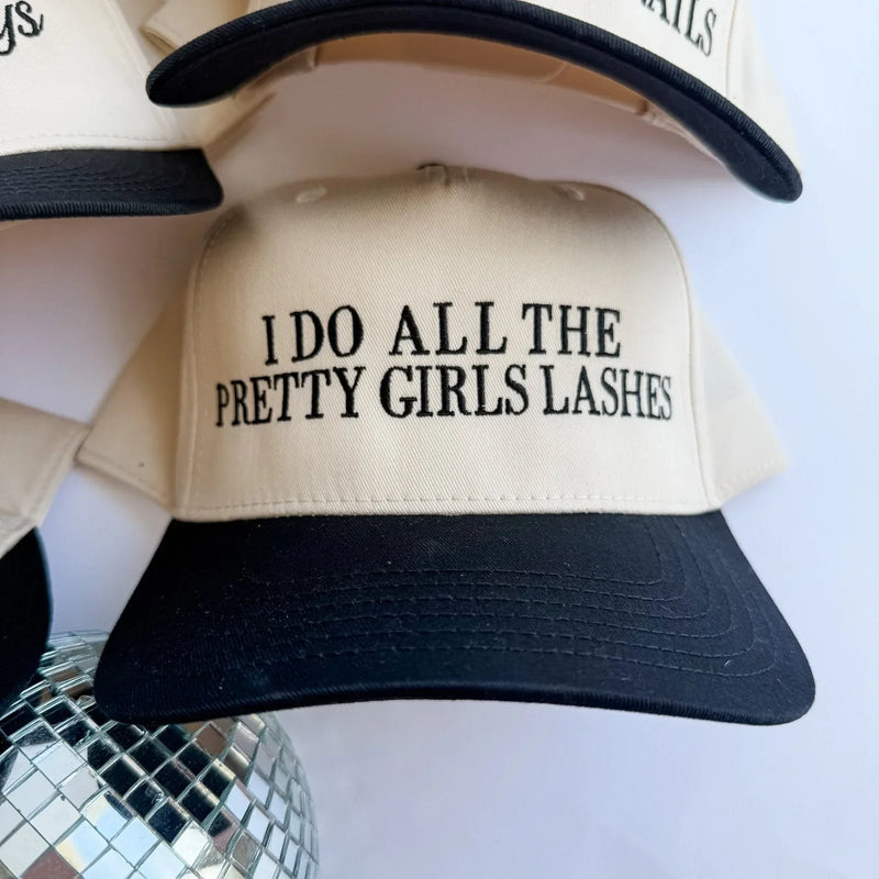 I Do All The Pretty Girls Lashes - Trucker Hat - BIG FRENCHIES