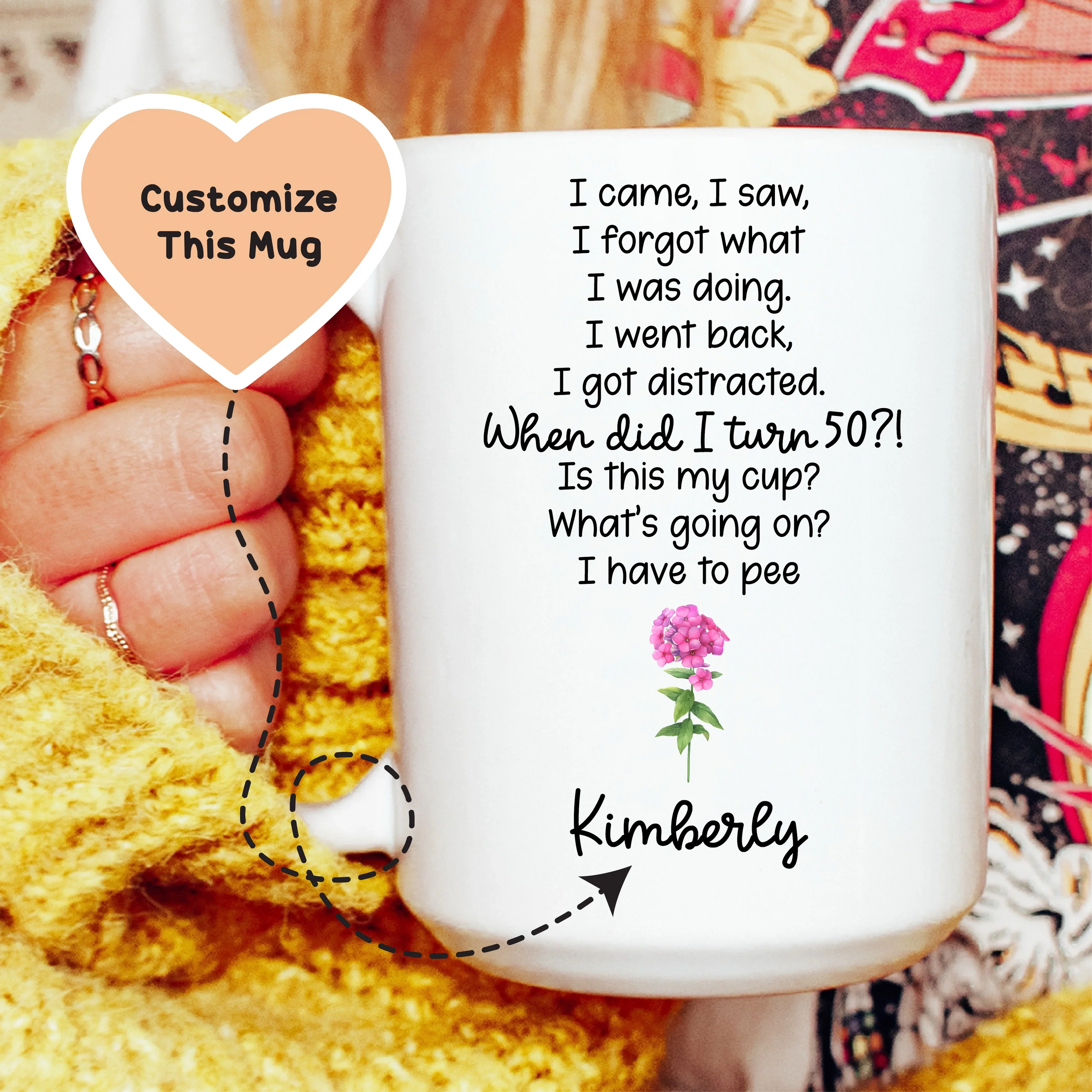 I Forgot What I Was Doing Custom Birthday Mug - BIG FRENCHIES