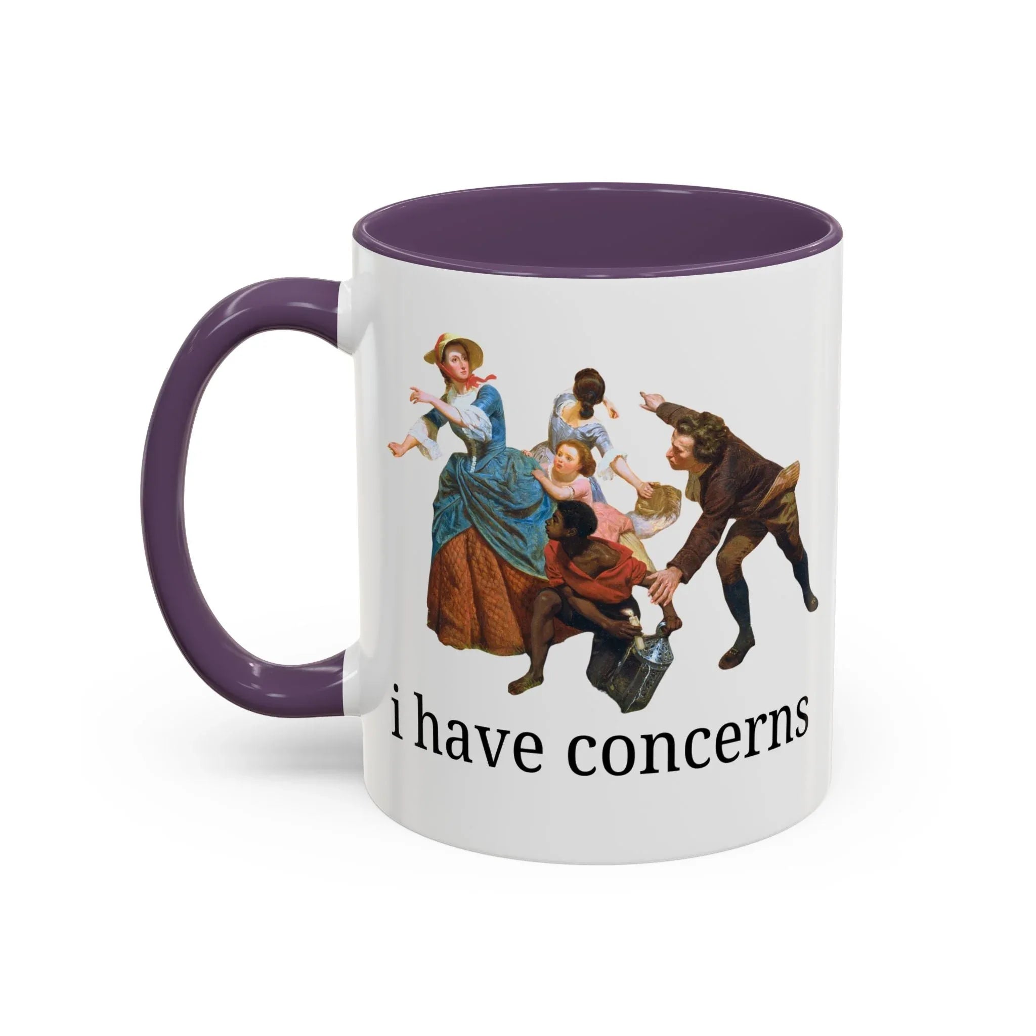 I Have Concerns Art History Coffee Mug: Mrs. Schuyler Burning Her Wheat Fields - BIG FRENCHIES