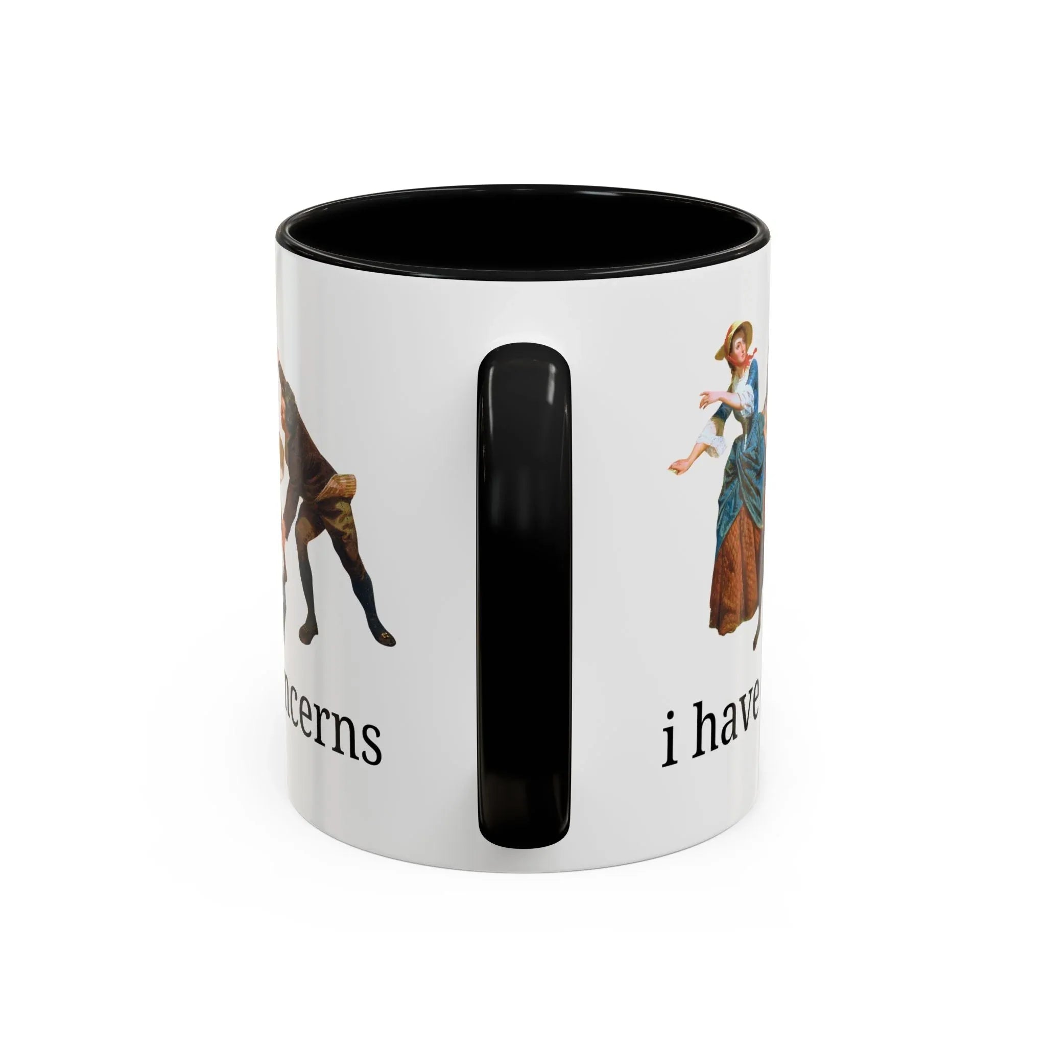 I Have Concerns Art History Coffee Mug: Mrs. Schuyler Burning Her Wheat Fields - BIG FRENCHIES
