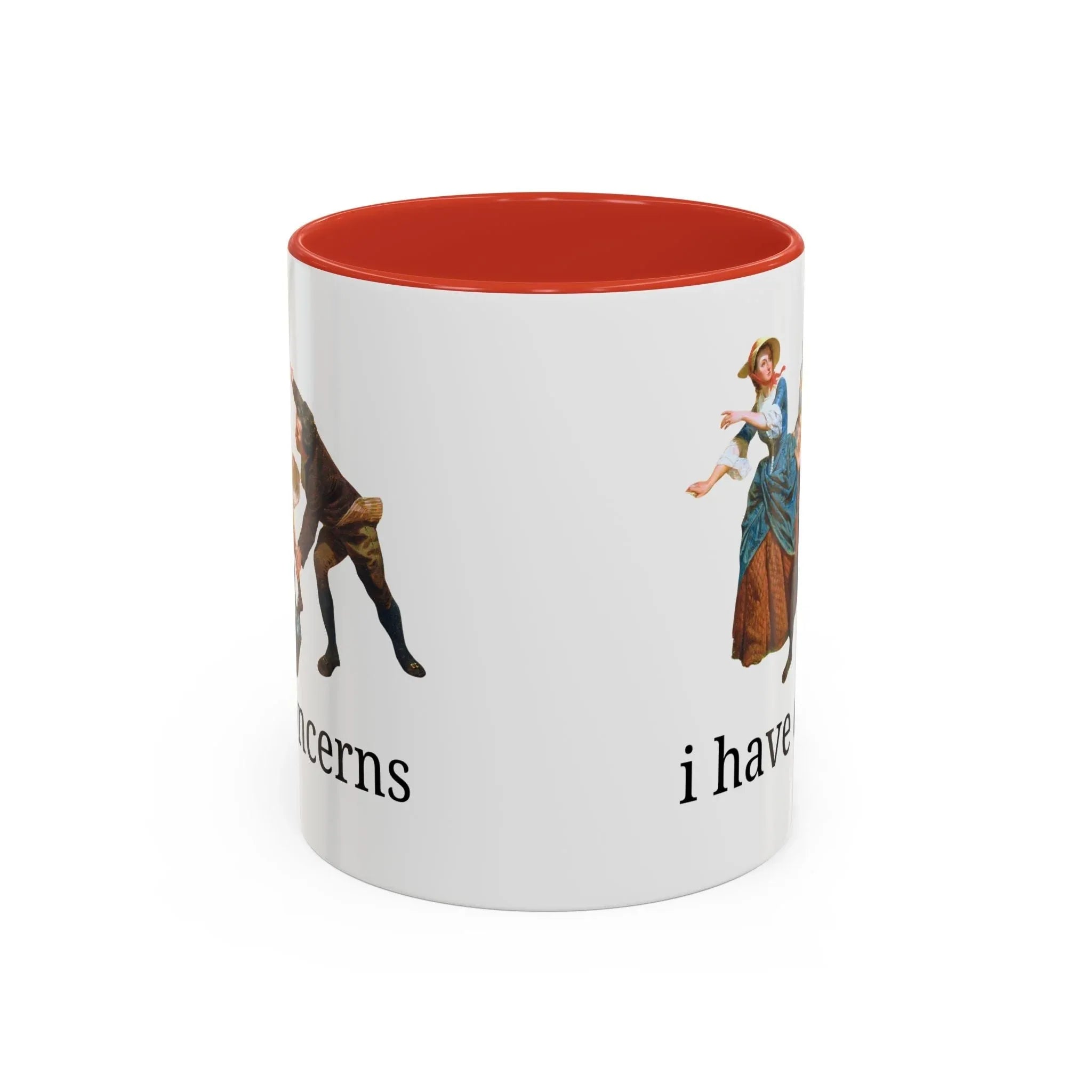 I Have Concerns Art History Coffee Mug: Mrs. Schuyler Burning Her Wheat Fields - BIG FRENCHIES