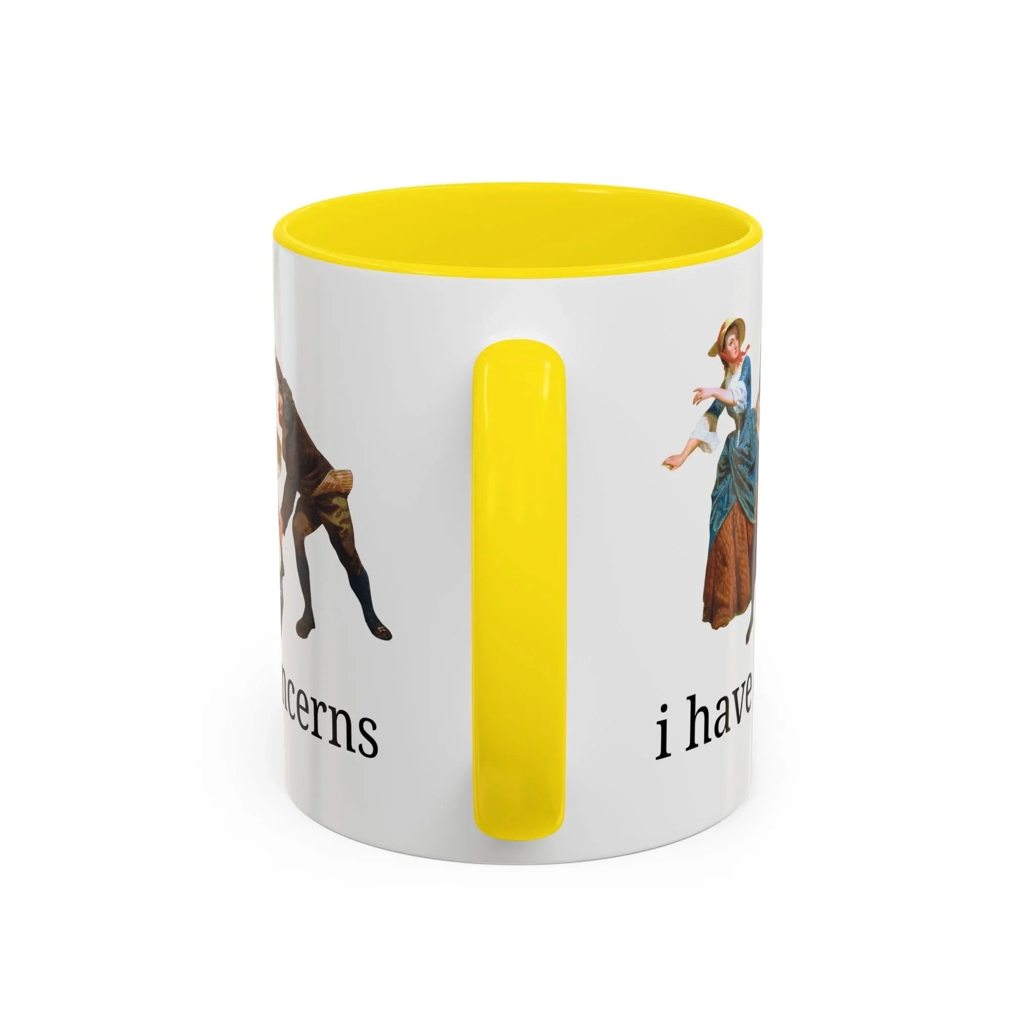 I Have Concerns Art History Coffee Mug: Mrs. Schuyler Burning Her Wheat Fields - BIG FRENCHIES