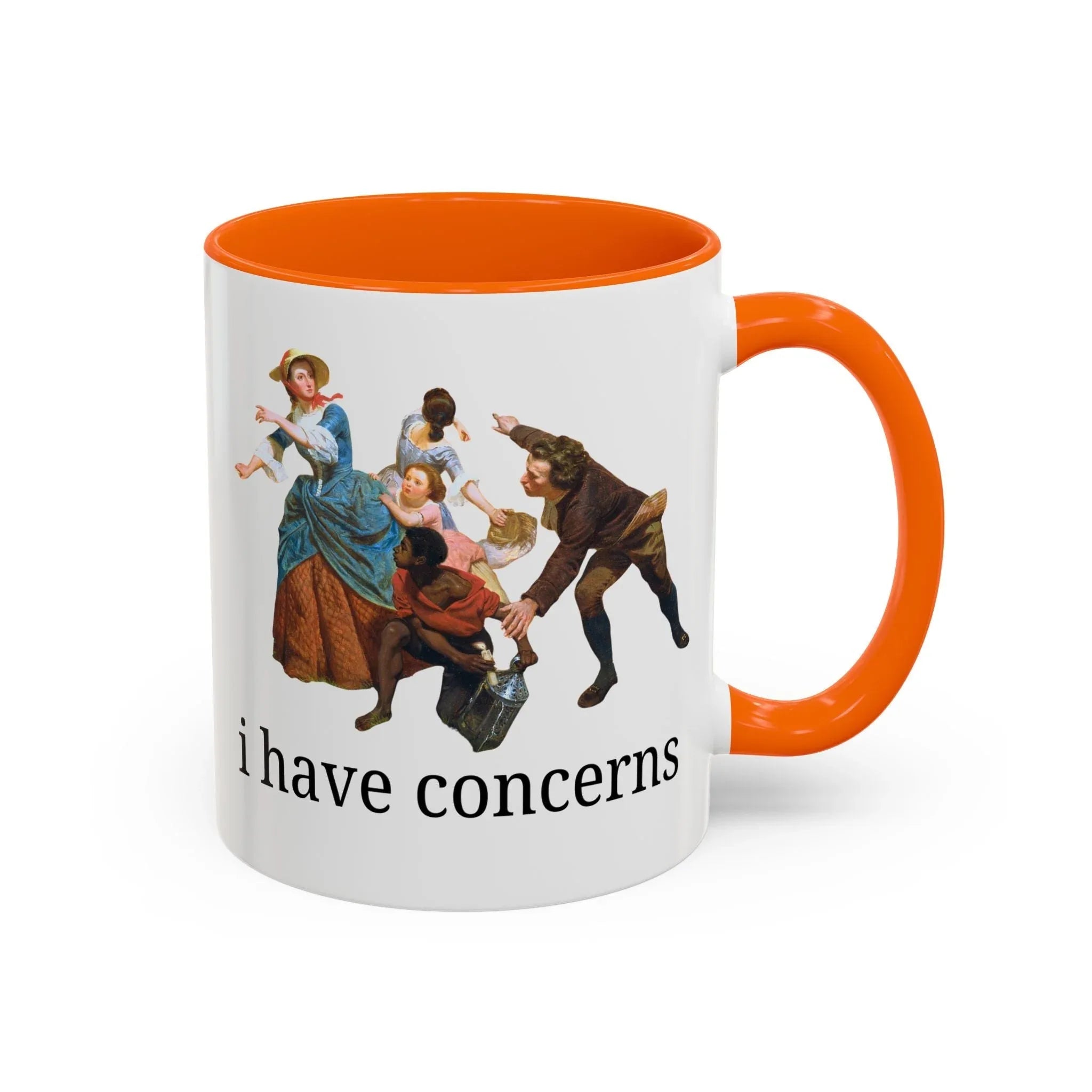 I Have Concerns Art History Coffee Mug: Mrs. Schuyler Burning Her Wheat Fields - BIG FRENCHIES