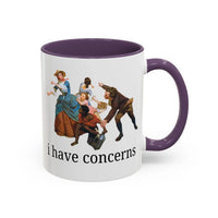 I Have Concerns Art History Coffee Mug: Mrs. Schuyler Burning Her Wheat Fields - BIG FRENCHIES