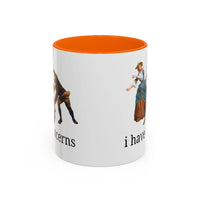 I Have Concerns Art History Coffee Mug: Mrs. Schuyler Burning Her Wheat Fields - BIG FRENCHIES