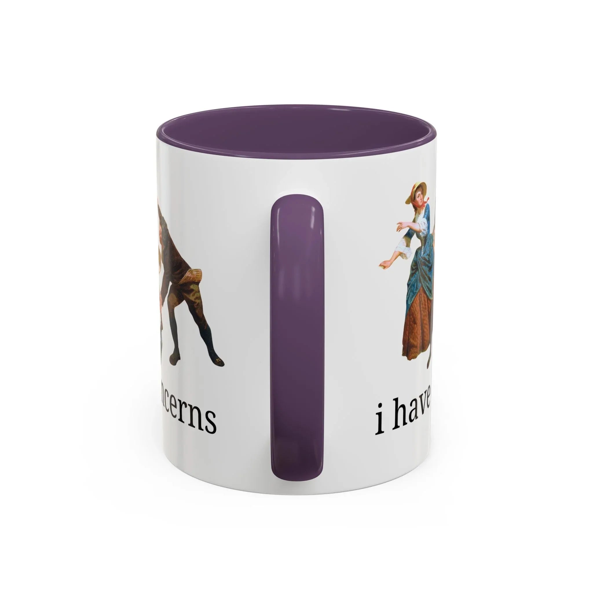 I Have Concerns Art History Coffee Mug: Mrs. Schuyler Burning Her Wheat Fields - BIG FRENCHIES