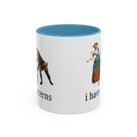 I Have Concerns Art History Coffee Mug: Mrs. Schuyler Burning Her Wheat Fields - BIG FRENCHIES