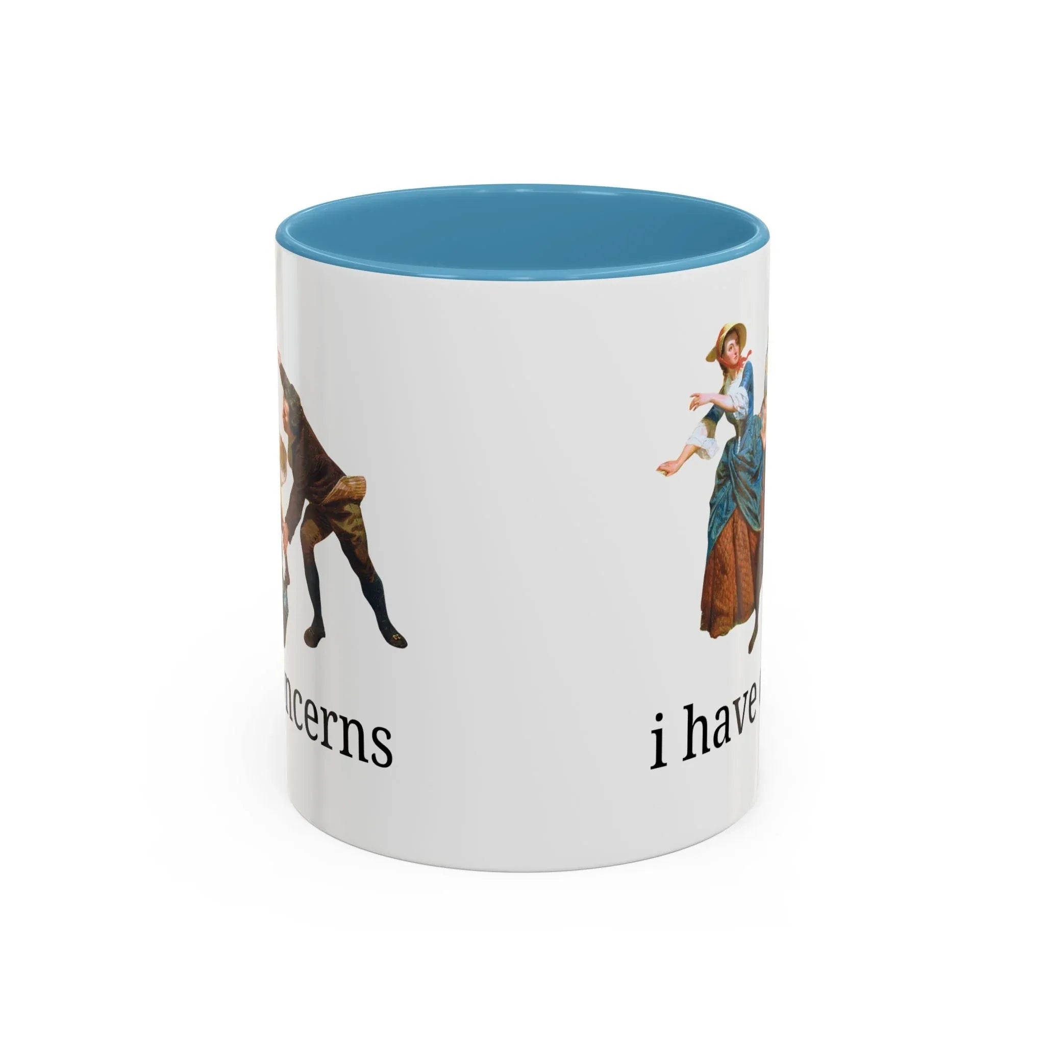 I Have Concerns Art History Coffee Mug: Mrs. Schuyler Burning Her Wheat Fields - BIG FRENCHIES