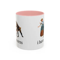 I Have Concerns Art History Coffee Mug: Mrs. Schuyler Burning Her Wheat Fields - BIG FRENCHIES
